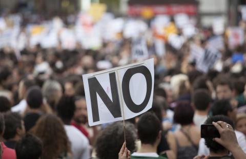Protesty studentów w Hiszpanii wciąż trwają
