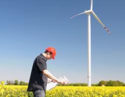 Unijna dotacja na farmę wiatrową