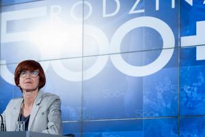Minister Rafalska: 500 plus zostaje bez zmian