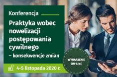 Zembrzuski, Dziurda: Po roku obowiązywania zmian, Kpc potrzebuje pilnej i rozsądnej nowelizacji