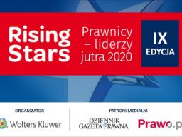 Rising Stars Prawnicy – liderzy jutra 2020 - 15 grudnia ogłoszenie laureatów konkursu