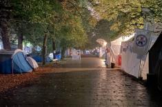 Protest medyków trwa - pierwsze rozmowy w ministerstwie jeszcze bez rezultatów