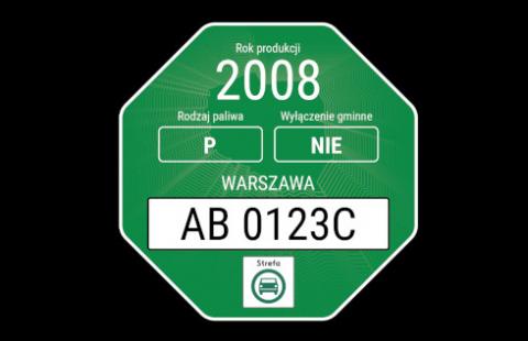 Specjalne naklejki pozwolą na wjazd do stref czystego transportu
