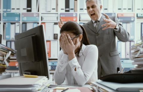 Skala mobbingu w miejscu pracy to w Polsce ciemna liczba