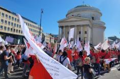 Pracownicy sądów i prokuratur w Marszu Gniewu
