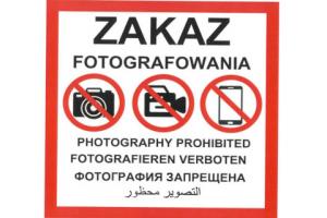 Na ponad 25 tys. obiektów w Polsce pojawi się "zakaz fotografowania"