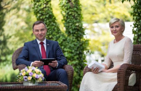 Para prezydencka złożyła życzenia nauczycielom