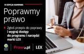 Poprawmy prawo - zgłoś przepisy do zmiany, wygraj dostęp do LEX z nowym AI