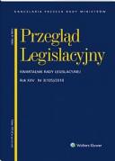 Przegląd Legislacyjny - Kwartalnik Rady Legislacyjnej Nr 3/2018 [105]