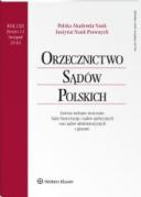 Orzecznictwo Sądów Polskich - Nr 11/2018