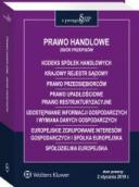 Kodeks spółek handlowych. Krajowy Rejestr Sądowy. Prawo przedsiębiorców. Prawo upadłościowe. Prawo restrukturyzacyjne. Udostępnianie informacji gospod ebook