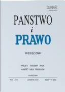 Państwo i Prawo - Nr 11/2019 [885]