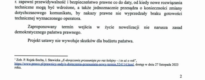 Cytują Prawo.pl w projekcie ustawy
