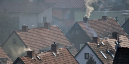 smog dym komin
