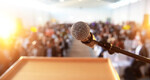 konferencja wyklad kurs mikrofon