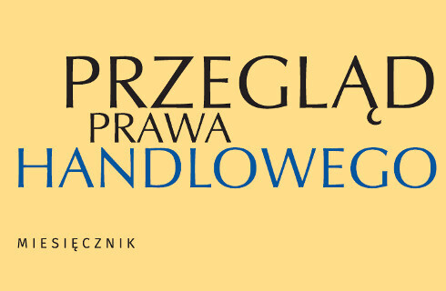 czasopismo przeglad prawa handlowego logo