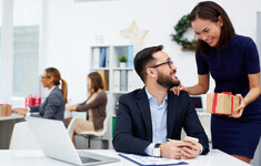 swieta biuro prezent