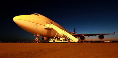 samolot jumbojet lotnisko