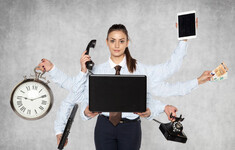 biznes kobieta osmiornica wisznu