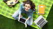studentka laptop tablet koc torba