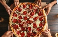 pizza obiad posilek fastfood