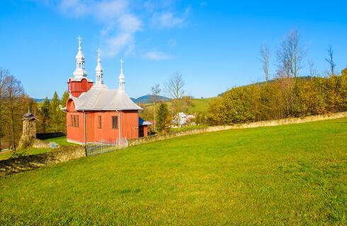 ustron gory beskidy kosciol
