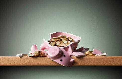 rozbita swinka skarbonka