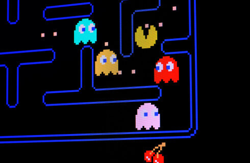 pacman gra komputer atari commodore