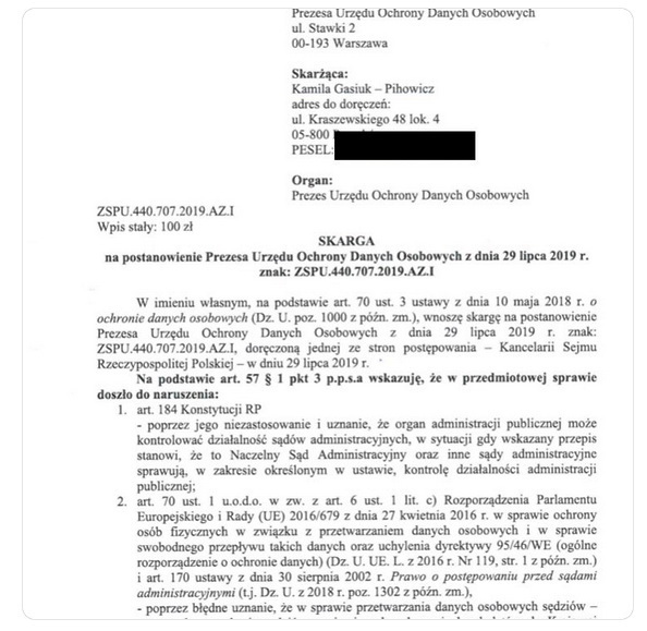 Źródło: twitter.com/Gasiuk_Pihowicz