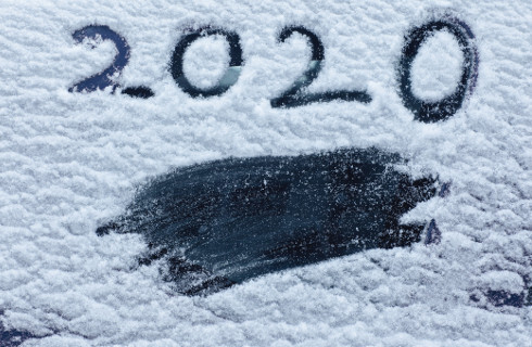 rok 2020 snieg zima