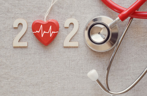 rok 2020 stetoskop serce