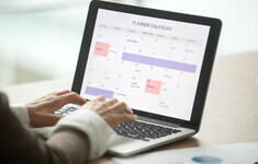 laptop plan kalendarz