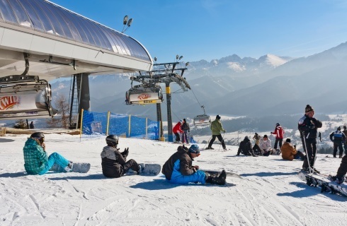 narty narciarze zima kasprowy