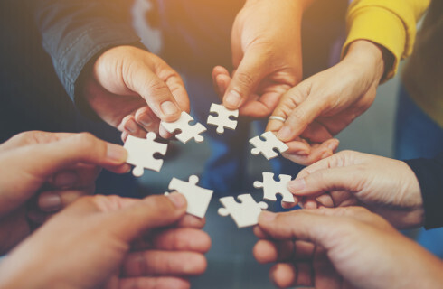 puzzle ukladanka dlonie