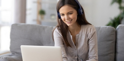 elearning studentka
