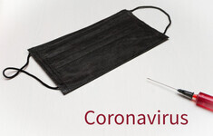 koronawirus maseczka maska strzykawka