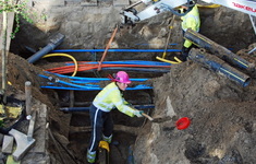 swiatlowod kable wykop