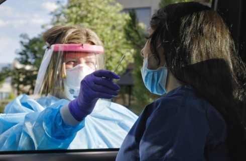 koronawirus badanie samochodowe