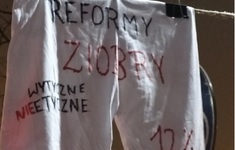 protest pracownikow sadu 14 xii 2021