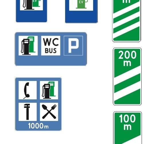 nowe znaki drogowe elektromobilnosc duze