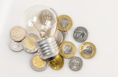 prad zarowka zlotowki