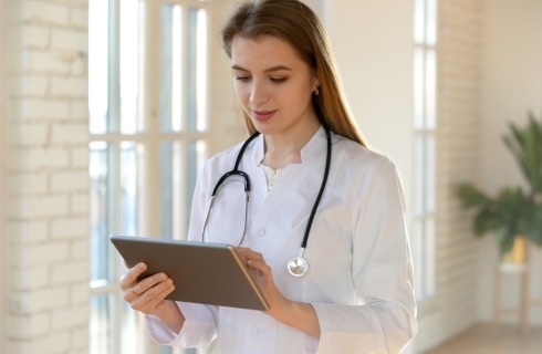 erecepty lekarka stetoskop tablet