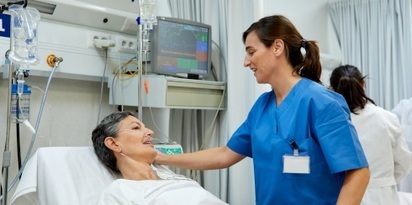 pielegniarka pacjentka