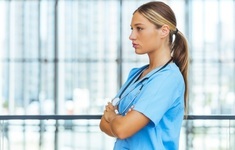 pielegniarka stetoskop