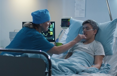 pielegniarka dziecko