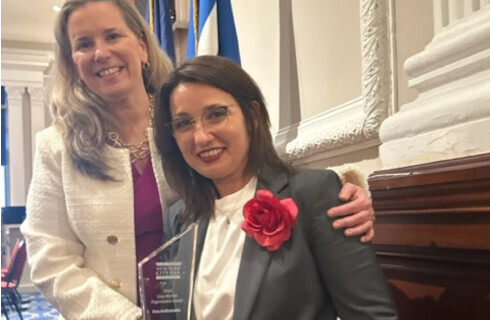 Ewa Hofmańska z nagrodą Epiq Woman Award for Justice and Advocacy