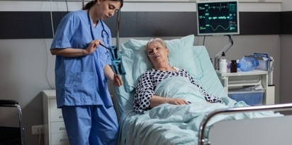 szpital pacjentka pielegniarka