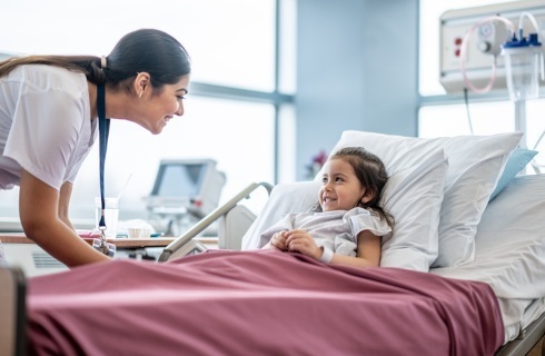 szpital dziecko pielegniarka