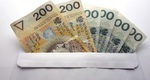zlotowki banknot koperta