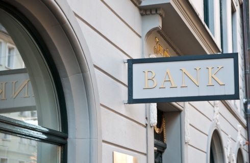 bank napis szyld